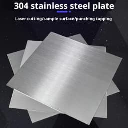 304 Stainless Steel Plate Thin Steel Plate Processing Customized DIY Handmade Raw Material Laser Cutting Steel Plate