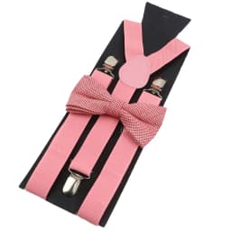 Adjustable Elastic Leather Suspenders Bowtie Set Men Women Sage Green Braces Straps For Wedding Y-Back Shirt Accessories Gift