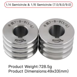 Rolling Mill Auxiliary MOLDS for Bracelet Rolling Machine Round Oval Flat Profiles