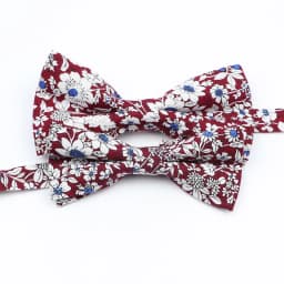 Cotton Floral Parent-Child Bowtie Set Bow Tie Necktie For Men Wedding Party Business Suits Gravata Pink Yellow Butterfly Cravats