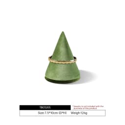 Yinbeini Velvet Conical Bangle Stand Jewelry Display Storage Holder for Bracelet Wristwatch TB032
