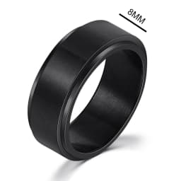 Anxiety Ring Figet Spinner Rings For Women & Men Stainless Steel Rotate Freely Spinning Anti Stress Accessories Jewelry Gifts