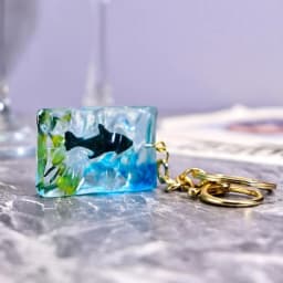LX9D Flexible Silicone Castes Keychain Mould for Epoxy Resin Great for Art Projects and Special Occasion Keepsakes Use