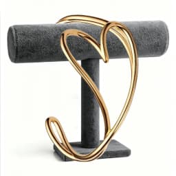 2026 New 925 Silver Classic Gold Multi Loop Twisted Logo Women's Open Bracelet Display Tool DIY Exquisite Charm Jewelry
