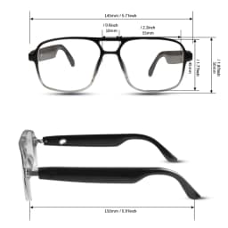 Koipsse Smart Glasses Double Beam Frame High Value Photochromic Lens Sunglasses Suitable for Men and Women Outdoor Holiday Gifts
