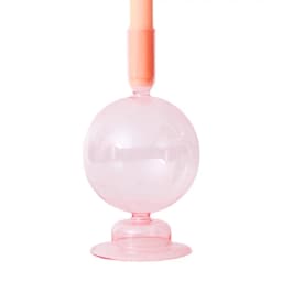 Floriddle Taper Candle Holders Glass Candlesticks for Home Wedding Table Decoration Glass Vase Table Bookshelf Candles Stand