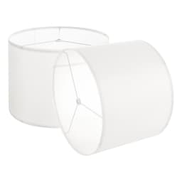 SucceBuy Drum Lamp Shade Medium Drum Linen Lampshade Replacement Lamp Shade for Table Lamps Floor Lamps Pendant Lights