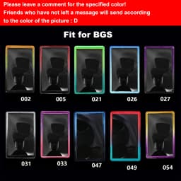 10 X Graded Card Case FIT for GBS/CGC/ACE/TAG Slab Case Soft TPU Frame + High Definition PC for Trading Card Stackable