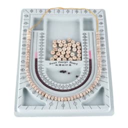 2Pcs Gray Flock Beads Tray Design Boards DIY Beading Bracelet Tools Jewelry Storage Box Tray Diy Jewelry Making