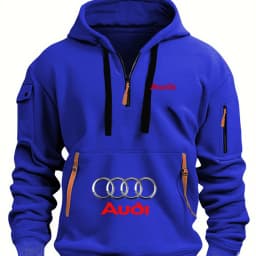 Nueva sudadera con capucha para hombre de AUDI, sudadera deportiva para exteriores, sudadera informal para entusiastas de