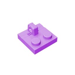 Gobricks GDS-825 Hinge Plate 2 x 2 Locking with 1 Finger on Top compatible with lego 92582 pieces of children's DIY