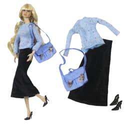 1 Set Doll Clothes 1:6 Scale Dress Outfit for 11.5 Inch 30cm Doll Many Style for Choice Gifts for Girls Doll Accessories #2