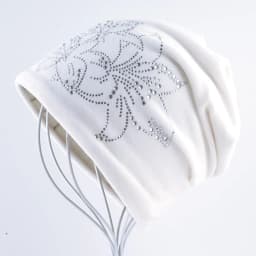 Women's Winter Double-Layer Flannel Knitted Beanie And Scarf Set Diamond Daffodil Pattern Hat Warm Windproof Cold Weather Bonnet