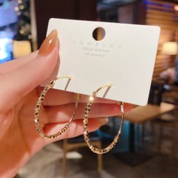 2022 New Trendy Simple Multiple Hoop Earrings For Woman Girls Geometric Irregular Fashion Earrings Party Jewelry
