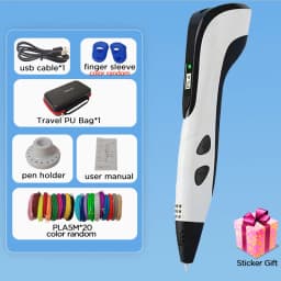 New 3D Pen 3D Printing Pen for Children 1.75mm PLA Filament DIY Drawing Birthday Christmas Gifts for Kids