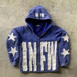 Autumn And Winter Hoodie Patchwork Letter Star Pattern Long Sleeved Pullover Hoodie Harajuku Fashionable Loose Versatile Jackets