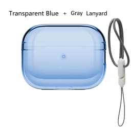 Transparent Protective Lanyard Case Cover For Airpods Pro 2 TPU Soft Skin Shockproof Case Cover Designed for Airpods Pro2 Earbud