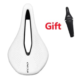 EC90 Bicycle Seat Mtb Road Bike Saddle PU Ultralight Breathable Comfortable Cushion Racing Saddles Parts Components 240x143mm