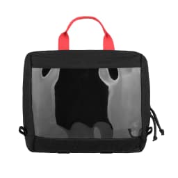 KRYDEX Tactical Large / Small Clear Top Insert Pouch Travel Camping Organizer Storage Hook & Loop Bag for D3 Tactical Backpack