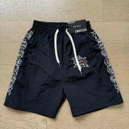 Mixed Emotion Trendy Embroidery Diamond Letter Style Jacket and Pants Casual Pants Mixed Emotion Shorts