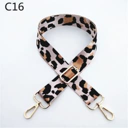 1Pc Deepeel 38mm Women Jacquard Bag Belts Leopard Shoulder Crossbody Straps Adjustable Webbing Strap DIY Bags Accessories