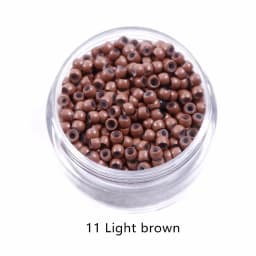 500pcs copper ring beads 3.0mm nano ring beads silicone lined micro for hair extensions