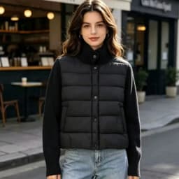 Winter Women's Jacket Thick Warm Short Parka Black Coats Woman Parkas Elegant Zipper Cotton Jackets Coat Female New