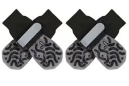4-Pack Anti-Slip Dog Socks, Prevent Licking and Biting of Hard Wooden Floors, Strong Grip, Paw Protection, Anti-Scratch, Double-