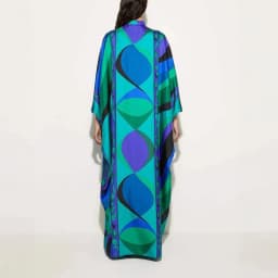 2026 Spring Summer Women's Printed Belted Maxi Dress Gown Round Neck Elegant Evening Dress Outfit Clothing