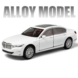 1/24 7 Series 760 LI Alloy Car Model Diecasts Metal Vehicles Car Model Simulation Sound and Light Collection Childrens Toys Gift