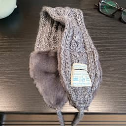 Versatile Knitted Fleece Ear Muffs Women's Winter Warmth Headscarf Anti-Cold Ear Protection Knitwear Ties Holland Qi Brand
