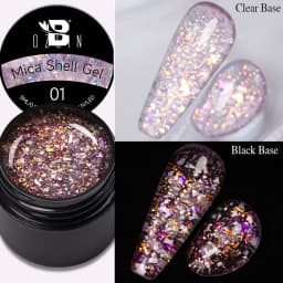 AWStorG Hema Free Poly Nail Gel 30ML Acrylic Gel Finger Extension Transparent Nail Art Extension Quick Building Soak Off UV
