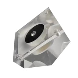 Clear Diamond Storage Box Transparent Loose Gemstone Jewelry Display Stand Gems Organizer Bare Stone CVD IGI Zircon Show Box