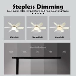 Home LED Ceiling Fan Light E26 E27 Base 3-colour Adjustable Wireless Remote Control 52CM Ceiling Fan Lamp for Bedroom Living