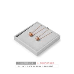 Oirlv Gray Jewelry Display Set Shop Cabinet Display Props Necklace Display Bust Jewelry Store Ring Earrings Bangle Tray