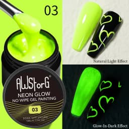 AWStorG Hema Free Poly Nail Gel 30ML Acrylic Gel Finger Extension Transparent Nail Art Extension Quick Building Soak Off UV