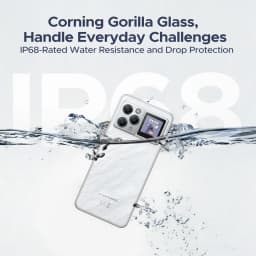 DOOGEE M30 Pro Smartphone Android 16 64GB+256GB IP68 Rear Display 6.88” 120Hz Display 8000mAh Battery 64MP Camera Cell Phone