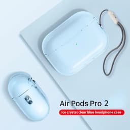 Transparent Protective Case Cover with Lanyard For Airpods Pro 2 Soft Skin TPU Shockproof Case Cover Designed