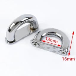 5/10Pcs Deepeel Metal Arch Bridge Bag Side Clip Buckle D Ring Screw Hook Handbag Strap Handle Connect Clasp Bags Accessories