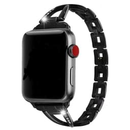 Women Diamond Strap For Apple Watch 12 11 10 9 SE3 46mm 42mm 41mm 45mm 44 40 38mm Stainless Steel Band iWatch Ultra 4 3 2 1 49mm