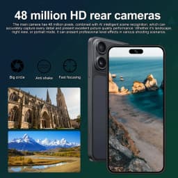 K-Touch Mobile Phones A17 Pro Max Smartphone 7.3 Inch Android 15 Cell Phone 16+48MP 5G Dual Card Dual Standby 7800mAh Global Version Cellphones