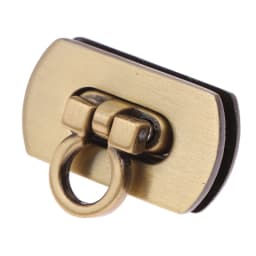 Metal Square Oval Twist Lock Tiny Bag Turn Lock Twist Lock Clasp Leather Craft Women Bag Handbag Shoulder Bag Purse DIY Hardware