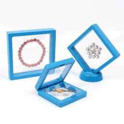 Jewelry Display Elastic Box Transparent PE Film Ring Earring Case Bracelet Necklace Storage Box Non-oxidized for Jewelry 1 Pcs