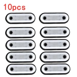 10pcs 12V-24V Truck Side Marker Light LED Trailer Lights Reflector Bus Van Clearance Lights For DAF truck For Isuzu
