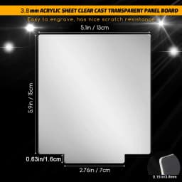 6 Sets DIY 3D Night LED Light Lamp Including 6 Light Display Stands And Clear Acrylic Sheets With Remote And USB Cables For Room