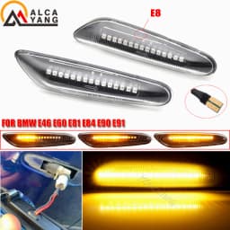 Sequential Flashing LED Turn Signal Side Marker Light For BMW E60 E61 E90 E91 E87 E81 E83 E84 E88 E92 E93 E82 E46 1 3 5 Series