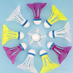 3Pcs Windproof Badminton Wind Resistance Shuttlecock Ball Training Accessoires Sport Supplies Multicolor Nylon Badminton