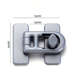 Refrigerator Door Lock for Kids Child Safety Freezer Oven Cabinet Baby Proofing Lock Adhesive Keyless Fridge Lock