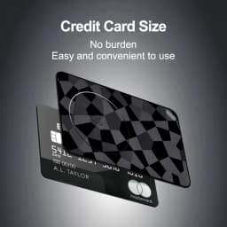 Dual System Wallet Tracker Card Smart Location Tag Anti-Lost GPS Tracker Item Finder Works With Google Find Hub & Apple Find My