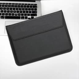 Customized Name PU Leather Men's and Women's Laptop Case Bag 13/15 English Computer Stand Computer Bag